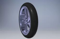 MOTORCYCLE REAR WHEEL 3D model