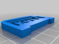 My Customized 3D Printing Text Plate