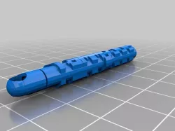 My Customized 8Bit Message Keychain
