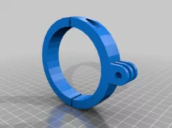 My Customized GoPro  mounts 63.5mm bar clamp