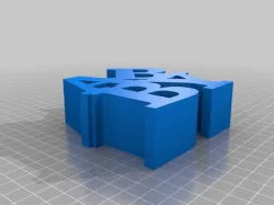 My Customized WORD Sculpture