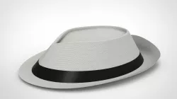 old straw hat 3D model
