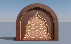 Ottoman Decor 3D model