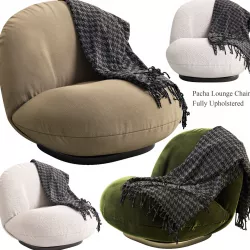 Pacha Lounge Chair by GUBI 3D model