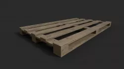 Pallet Low-poly  3D model