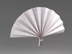 paper fan 3D model