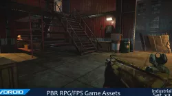 PBR RPG FPS Game Assets Industrial Set v3 Low-poly  3D model