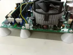 PC testbed for a test run