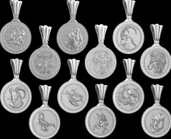 pendants zodiac 3D Model Collection