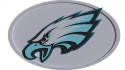 Philadelphia Eagles logo oval 3D model