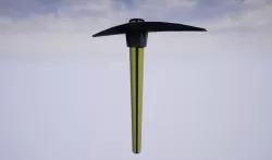 Pickaxe Low-poly  3D model