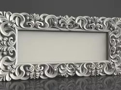 Picture frame 3D models for artcam and aspire 3D model