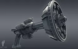 Ray Gun Blaster 3D Model 3D model