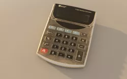 Realistic Calculator 3D model