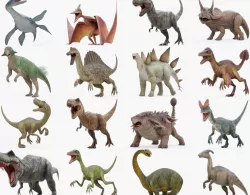 Rigged Dinosaur Collection 
