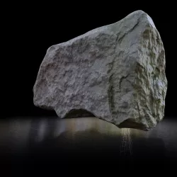 Rock 3D model - Photoscanned PBR Textures - Low-High Poly Low-poly  3D model