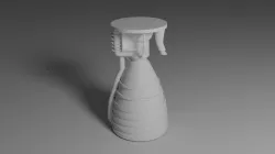 Rocket engine 3D model