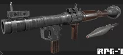 RPG 7 3D model