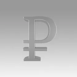 Ruble 3D model