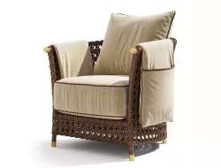 SAMUELE MAZZA Rigel Armchair 3D model