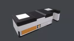 Sci-Fi Battery Pack PBR Low-poly  3D model