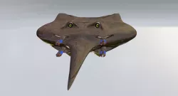 Sci-fi Drone Low-poly  3D model