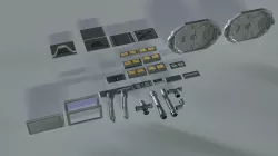 Sci-Fi Panels  3D model
