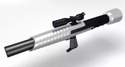 Sci Fi Rocket Launcher 3D model