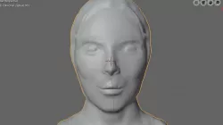 SciFi Bust 3D model
