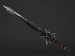 Scissor Sword Low-poly  3D model