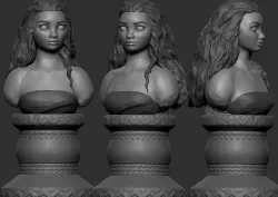 Sculpture Girl  3D model