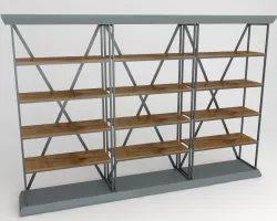 Shop Stand Low-poly  3D model