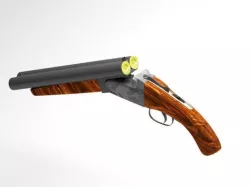 Shotgun Wooden handle 3D model