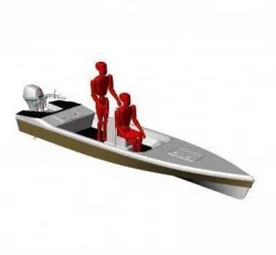 skiff boats 3D model