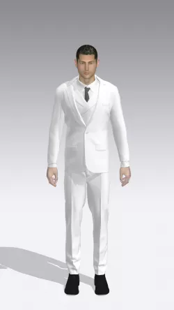 slim suit  3D model