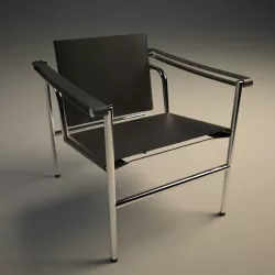 Sling Chair LC1 Low-poly  3D model