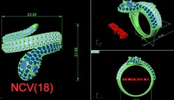 SNAKE RING 3D model