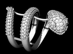 SNAKE RING 3D model