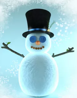 Snowman 3D model