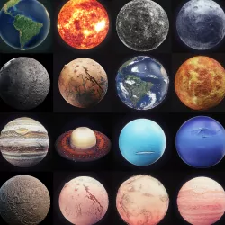 Solar System High Poly 3D Model Collection