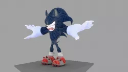 Sonic The Werehog Low-poly  3D model