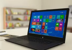 sony vaio laptop with interior archviz room design 3D model