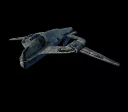 Spaceship Low-poly  3D model