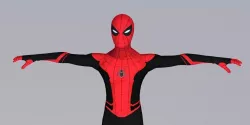 Spider-Man Far From Home  Low-poly  3D model