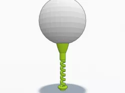 Springy Golf Tee
