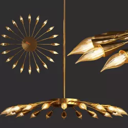 Sputnik Chandelier 3D model