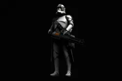Star Wars Z 6 rotary blaster cannon 3D model