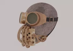 Steampunk mask 3D model