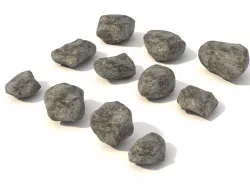 Stone and Boulder 3D model