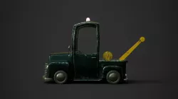 Stylized Cartoon Tow Truck 3D model